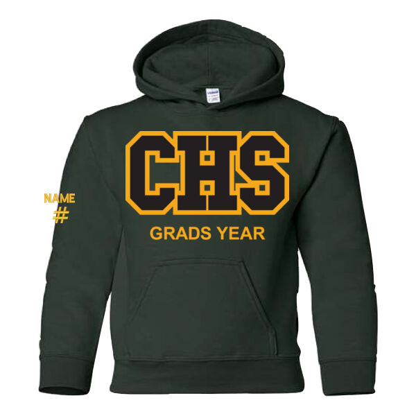 Gildan Youth Grads Twill Hoodie Thumbnail