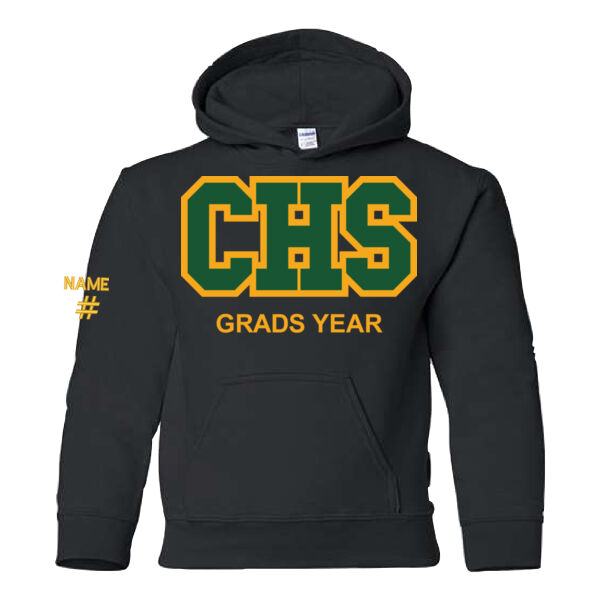 Gildan Youth Grads Twill Hoodie Thumbnail